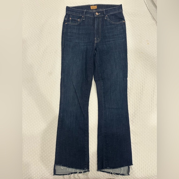Mother Insider Step Crop Fray Jeans - Picture 2 of 6